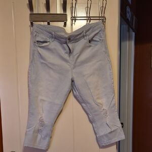 Old Navy Light Blue Capris
